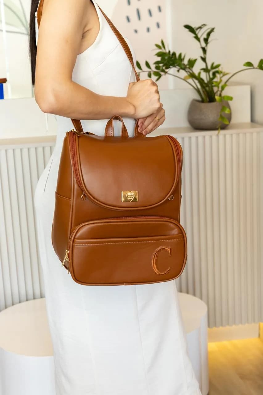 Mochila Maternidade Malu 2 em 1 Impermeável — Atemporais — foto 1 de 7