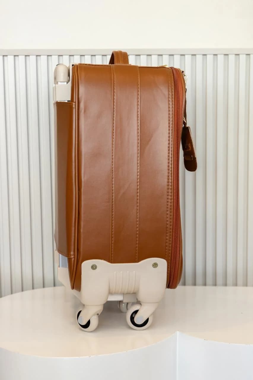 Kit Bolsas Maternidade Atemporais — Mala de Rodinhas 360° e Mochila Malu — foto 3 de 12