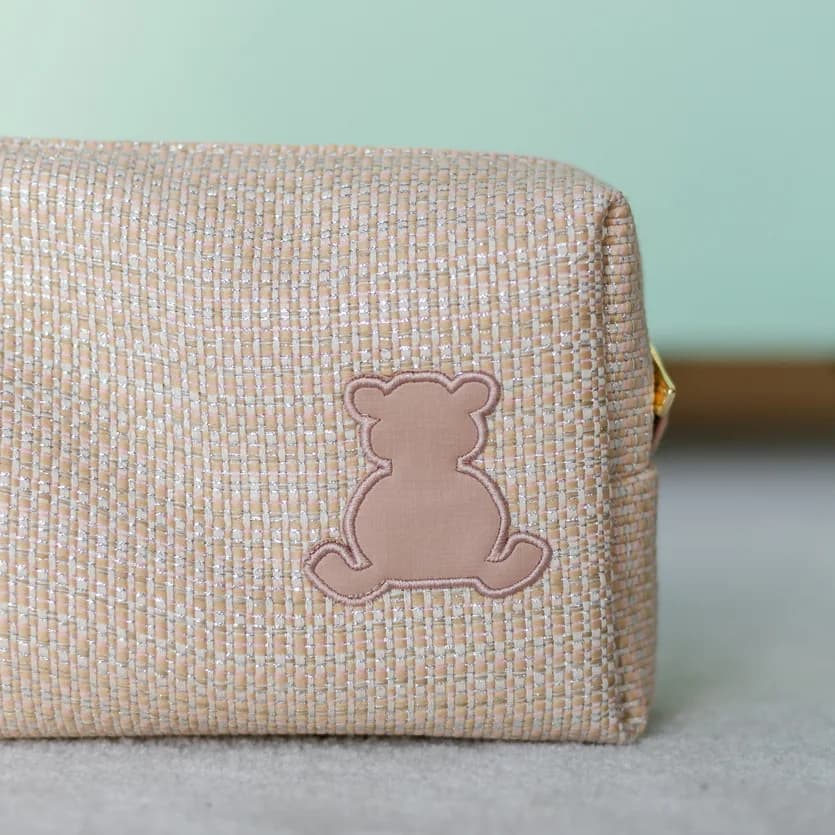 Necessaire media Tweed Rose — foto 2 de 3
