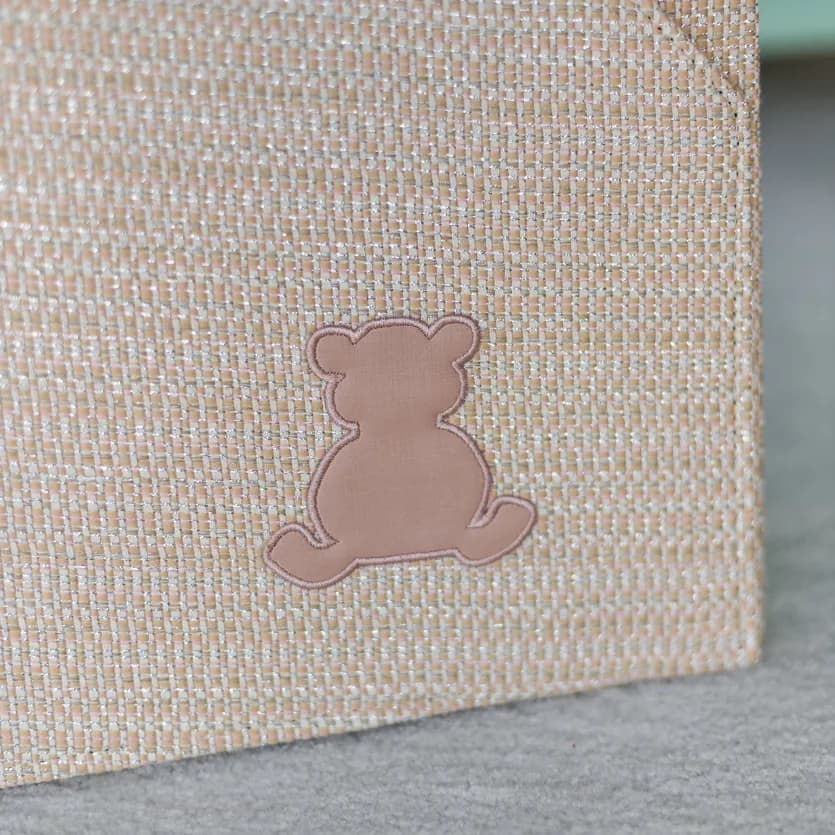 Porta Certidao de Nascimento Tweed Rose — foto 3 de 3