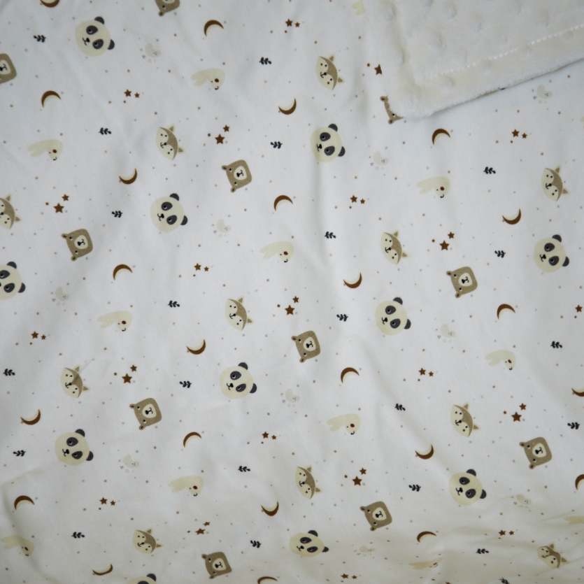Cobertor Duplo fleece dots minimalista