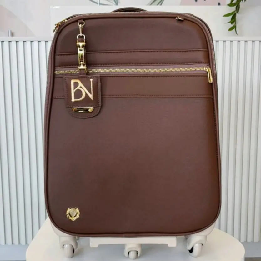 Mala de Rodinhas Coleção Mônaco Marrom