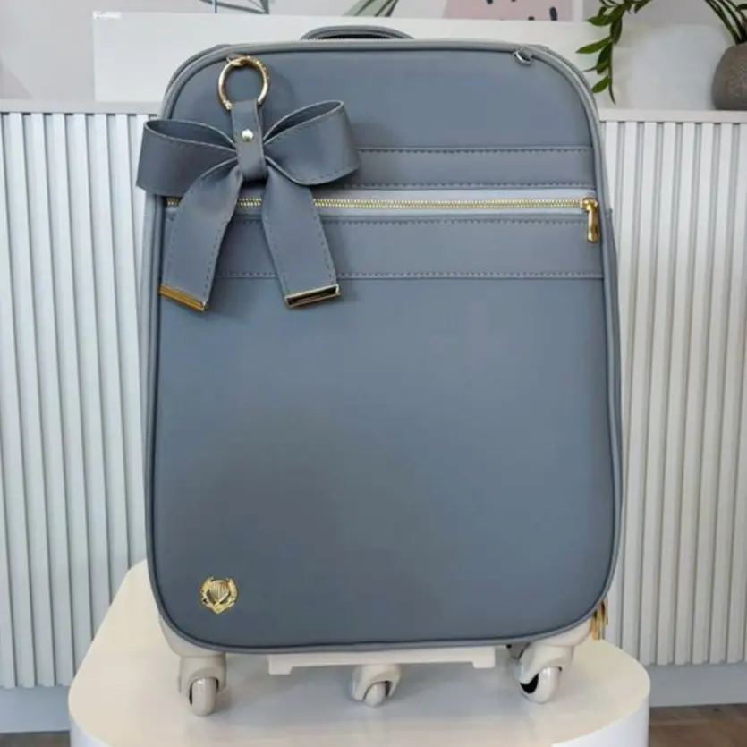 Mala de Rodinhas Coleção Mônaco Cinza