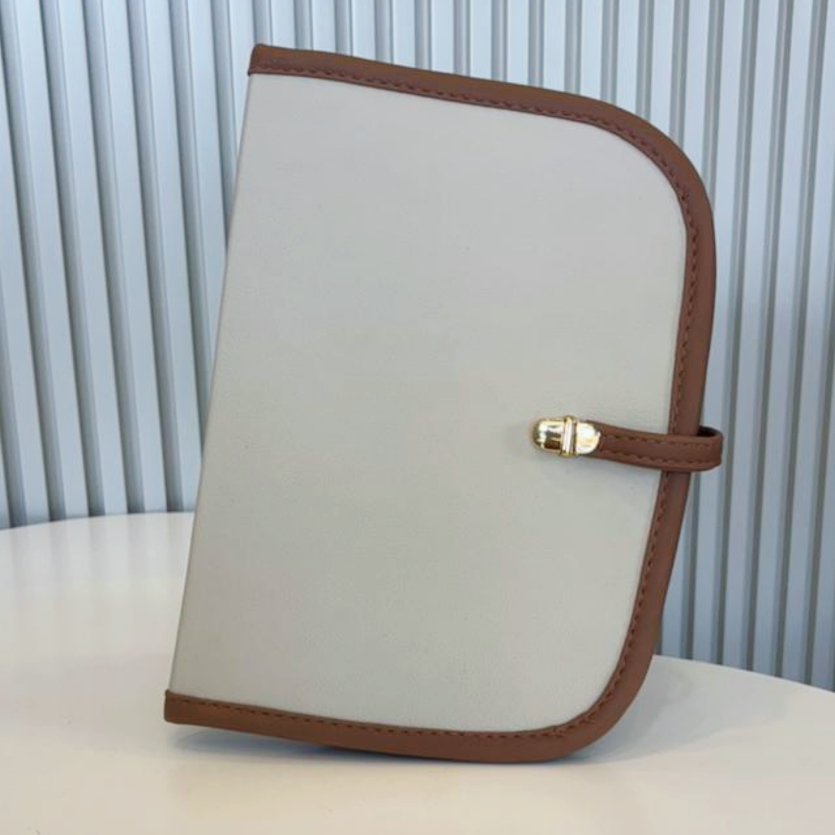 Porta Documento Coleção Mônaco Bege e Marrom