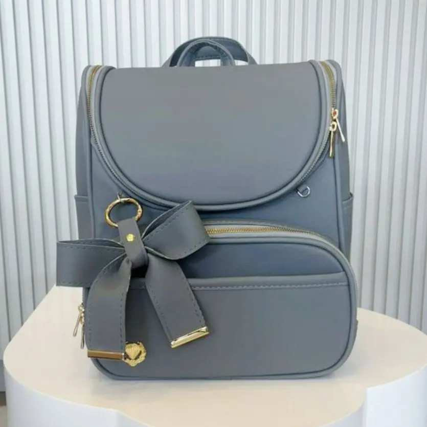 Mochila Malu dois em um Coleção Mônaco Cinza