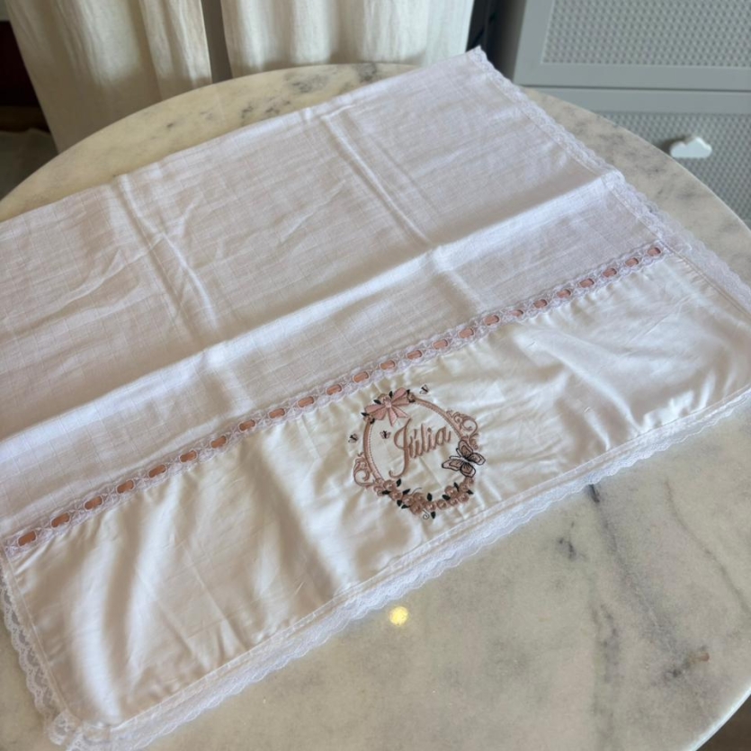 Fralda de ombro personalizada